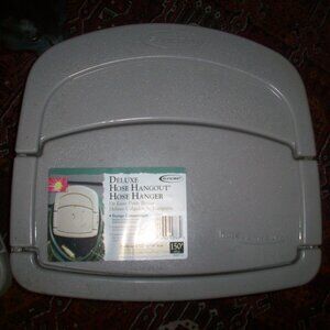 SunCast Deluxe Hose Hangout - Hanger With Storage Compartment Plastic Garden